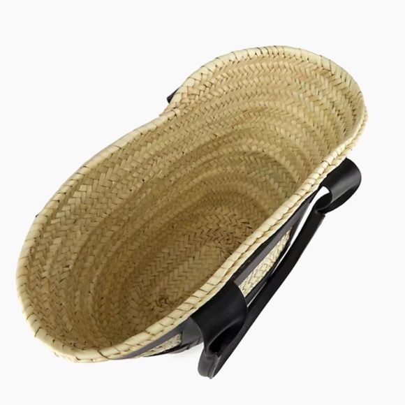 DeMellier Santorini Raffia Basket Bag - NWOT - Picture 4 of 10